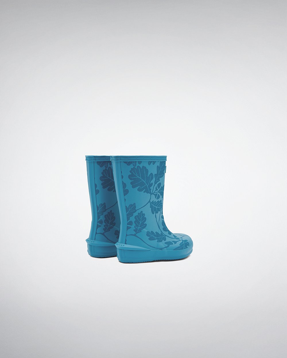 Kids Rain Boots - Hunter Original First National Trust Print (90WADFUPH) - Blue